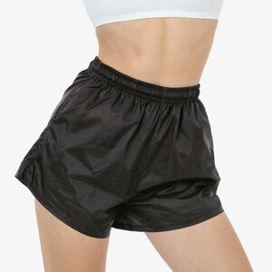 los angles apparel nylon track shorts in shadow